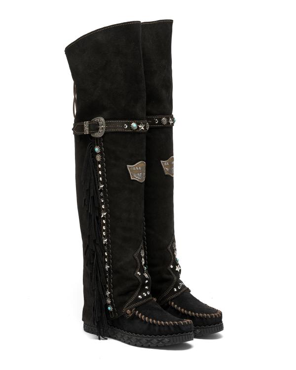 COLEEN STUDDED SILVERSTONE CARBON